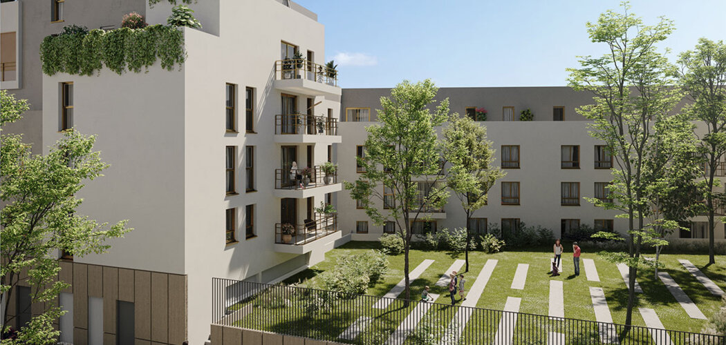 Programme immobilier neuf Calypso - Rouen : appartements neufs du 2 au 4 pièces éligibles PTZ en quartier Rondeaux (76000) - Référence : 10098