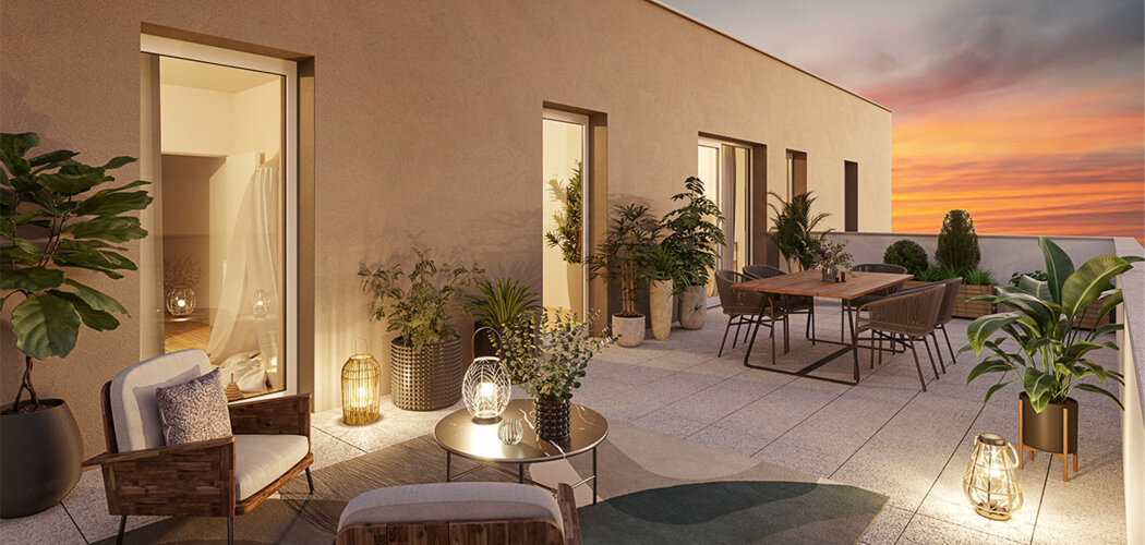 Programme immobilier neuf Calypso - Rouen : appartements neufs du 2 au 4 pièces éligibles PTZ en quartier Rondeaux (76000) - Référence : 10098