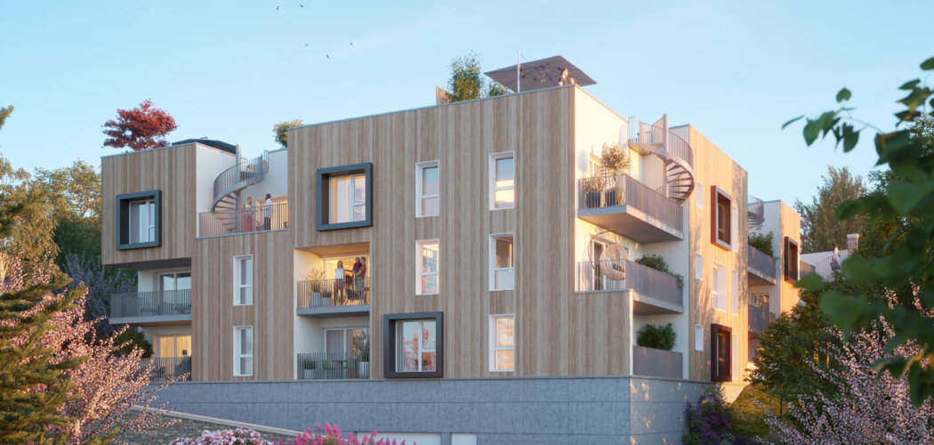 Programme immobilier neuf L'Échappée - Rouen au coeur du quartier Jouvenet (76420) - Référence : 16241