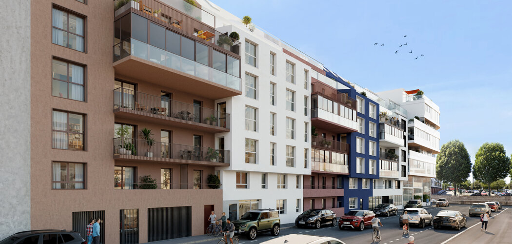 Programme immobilier neuf Côté Pasteur - Rouen centre à proximité à pied du tramway (76000) - Référence : 16246