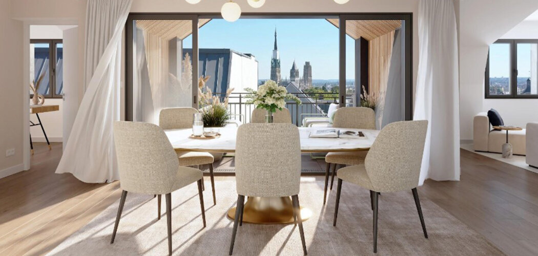 Programme immobilier neuf Le Woodtop - Rouen centre-ville à deux pas de la gare Rive Droite (76000) - Référence : 11484
