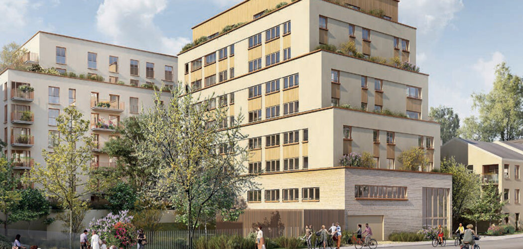 Programme immobilier neuf Stud'Garden - Blossom Park - Rouen, investir en résidence étudiante dans l’écoquartier Blossom Park (76000) - Référence : 17678