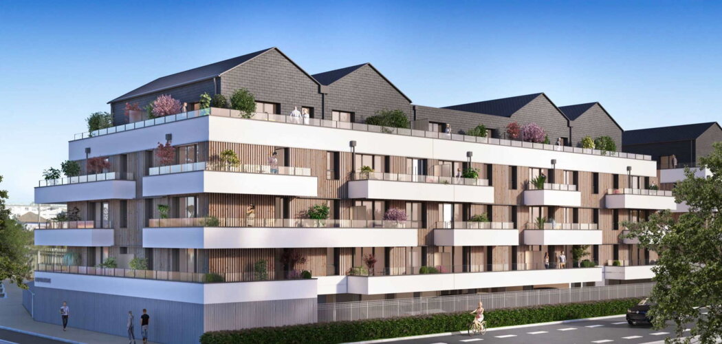 Programme immobilier neuf Midori - Rouen : maisons et appartements neufs du 2 au 4 pièces proche du métro (76000) - Référence : 15218