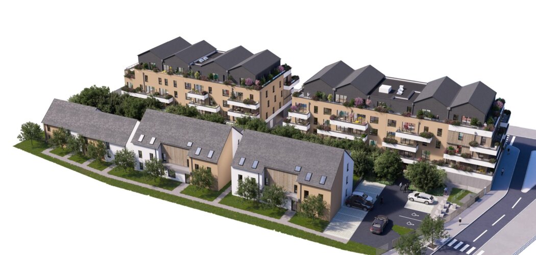 Programme immobilier neuf Midori - Rouen : maisons et appartements neufs du 2 au 4 pièces proche du métro (76000) - Référence : 15218