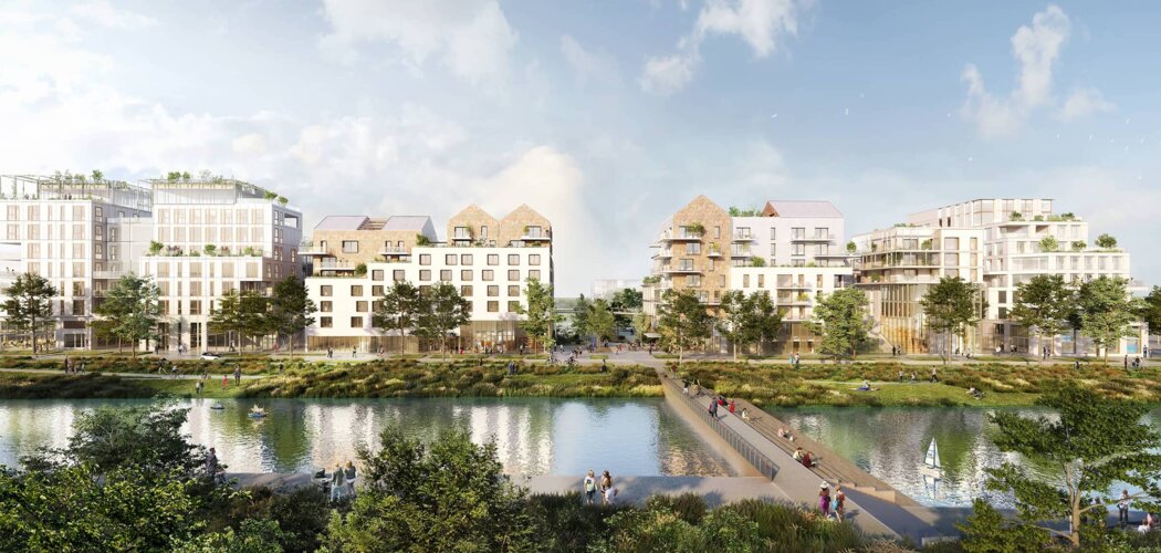 Programme immobilier neuf Gaïa - Rouen quartier Flaubert : appartements neufs face à la Seine, proximité commerces (76000) - Référence : 15655