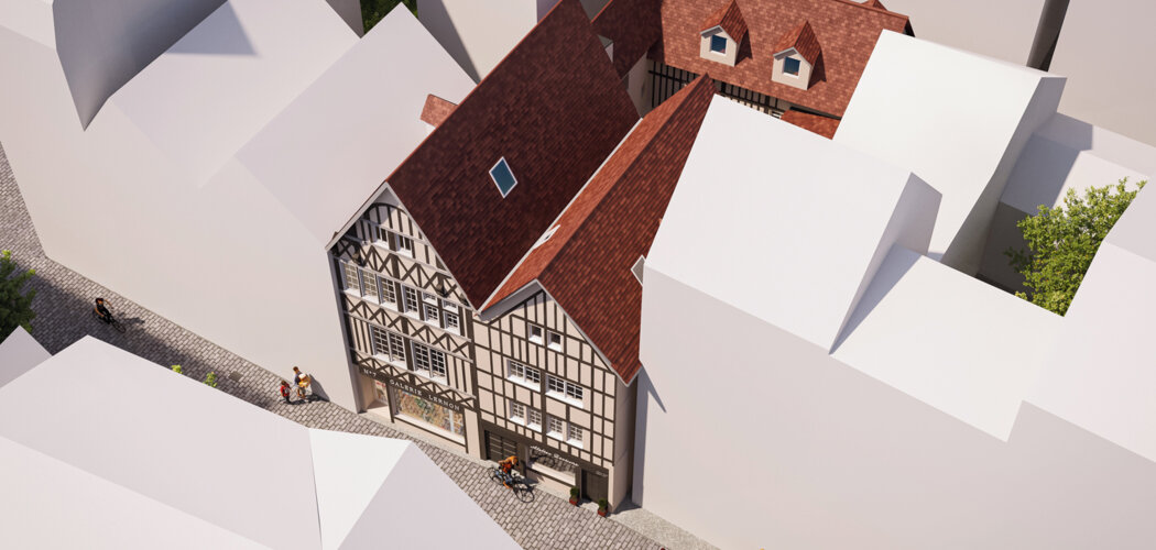 Programme immobilier neuf DAMIETTE - Rouen réhabilitation en plein milieu du Vieux Rouen (76000) - Référence : 13710