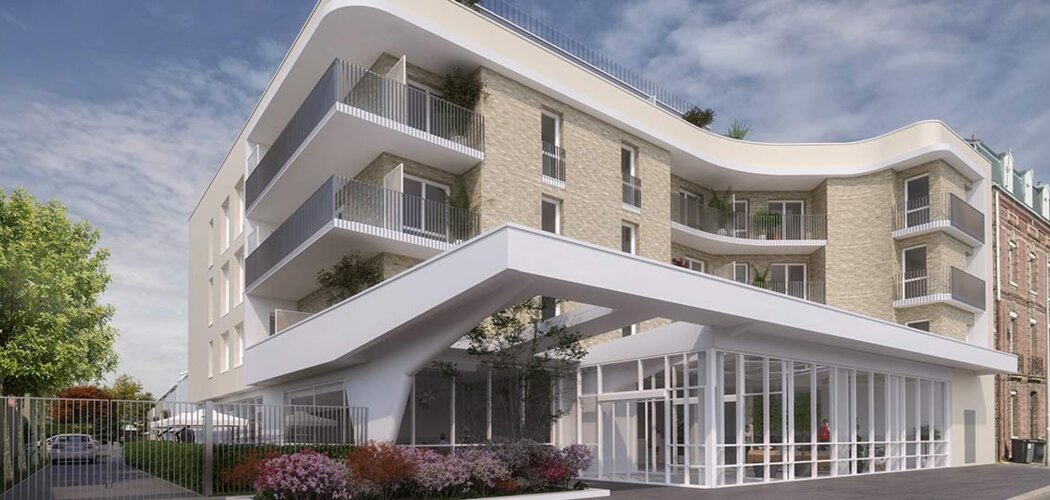 Programme immobilier neuf PATIO FLORA - Rouen : résidence senior et appartements neufs en quartier Jardin des Plantes (76000) - Référence : 15355