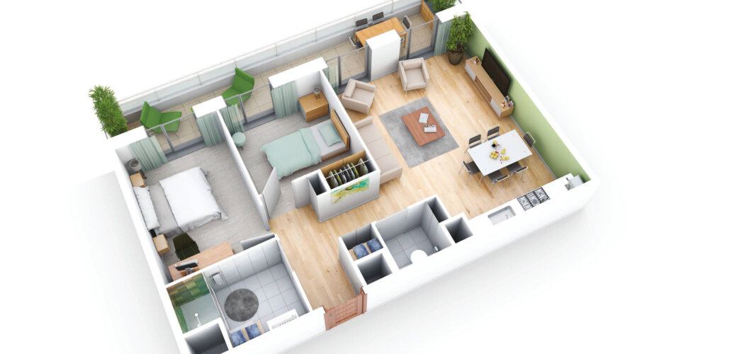 Programme immobilier neuf L'EVEIL DE FLAUBERT - Rouen rive droite au cœur de l’écoquartier Flaubert (76000) - Référence : 11347