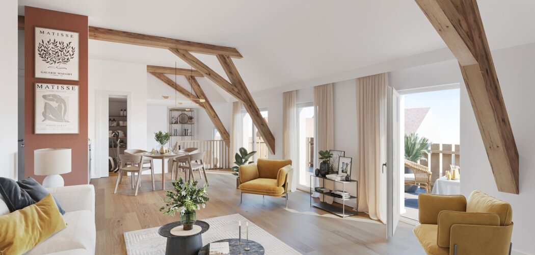 Programme immobilier neuf MAISON DE LA CAVALERIE - Rouffach : Appartements T2–T4 avec balcons, loi Monuments Historiques et proximité centre-ville (68250) - Référence : 14615