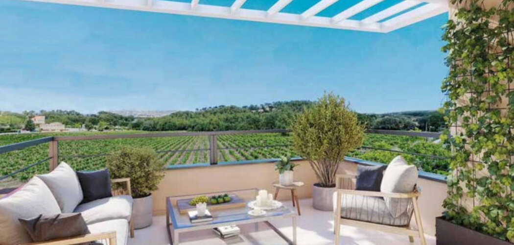 Programme immobilier neuf TERRES VICTOIRE - Rousset : Appartements T2–T4 avec terrasses, parking sécurisé et proximité centre-ville et vue Ste Victoire (13790) - Référence : 14415