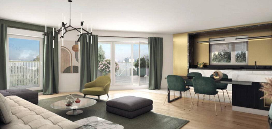 Programme immobilier neuf Origami - Rueil-Malmaison : appartements neufs du studio au T5 à 10 min du RER A (92500) - Référence : 15935