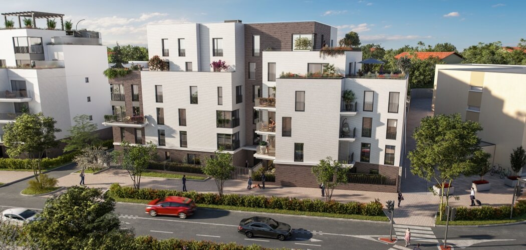Programme immobilier neuf CARACT'R - Rueil-Malmaison : Appartements studio–T5 avec terrasses, parking et jardins privatifs au cœur du quartier Richelieu-Châtaigneraie (92500) - Référence : 14341