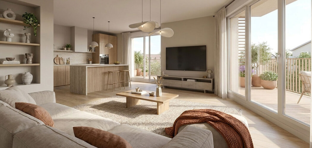 Programme immobilier neuf Le Franklin - Rumilly appartements lumineux à 20 min de Annecy (74150) - Référence : 17492