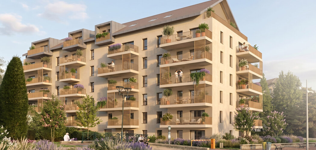 Programme immobilier neuf Le Franklin - Rumilly appartements lumineux à 20 min de Annecy (74150) - Référence : 17492