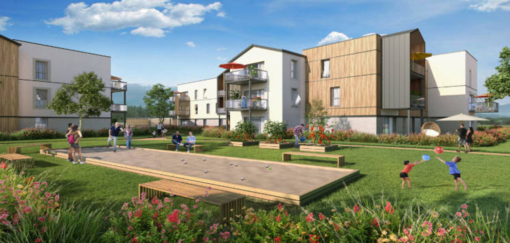 Programme immobilier neuf OCARINA - Rumilly : Appartements T2–T4 avec balcons, terrasses et domotique entre ville et nature (74150) - Référence : 14255