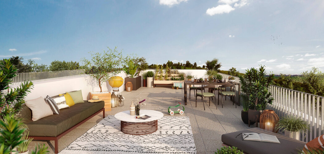 Programme immobilier neuf Les Nouveaux Jardins - Maisons et Appartements - Rungis : Appartements studio–T5 et maisons T4–T5 avec jardins, terrasses et cadre naturel dans l’agro-quartier de Montjean (94150) - Référence : 14206