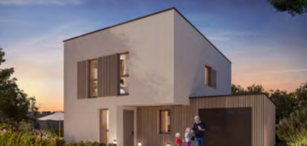 Programme immobilier neuf NATURESSENCE - Sainghin-en-Weppes : Maisons neuves avec jardins privatifs et espaces verts en plein centre-ville (59184) - Référence : 9748