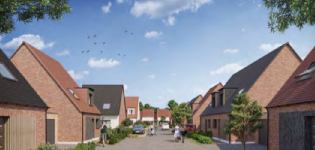Programme immobilier neuf NATURESSENCE - Sainghin-en-Weppes : Maisons neuves avec jardins privatifs et espaces verts en plein centre-ville (59184) - Référence : 9748