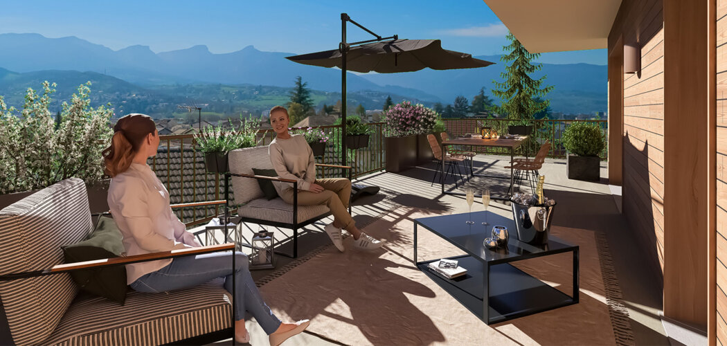 Programme immobilier neuf Harmonya - Saint-Alban-Leysse au cœur des Bauges (73230) - Référence : 13693