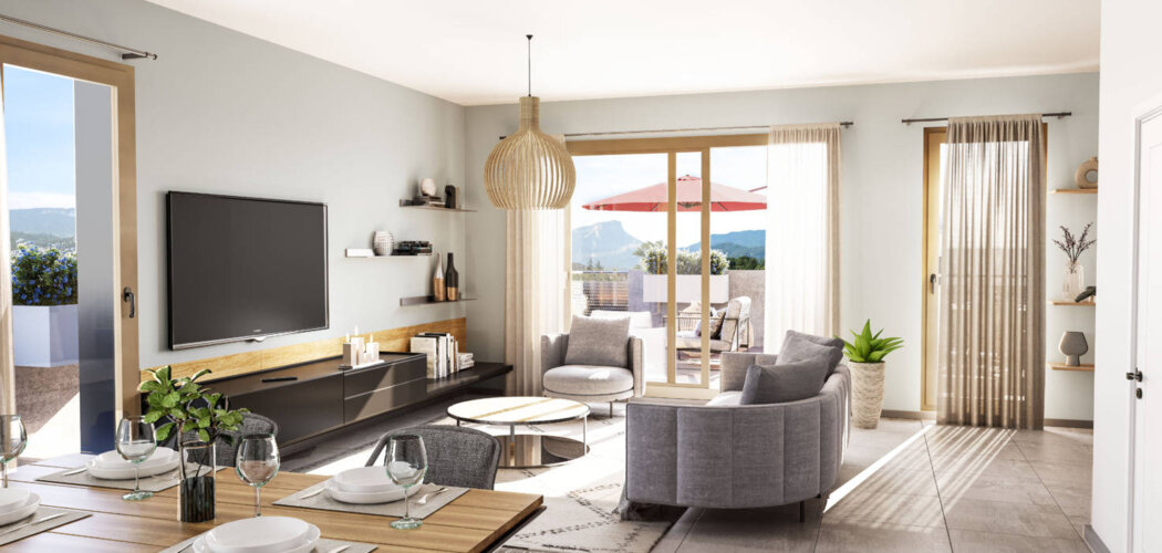 Programme immobilier neuf RESIDENCE SESAME - Saint-Alban-Leysse résidence intimiste à 15 minutes du lac du Bourget (73230) - Référence : 11787