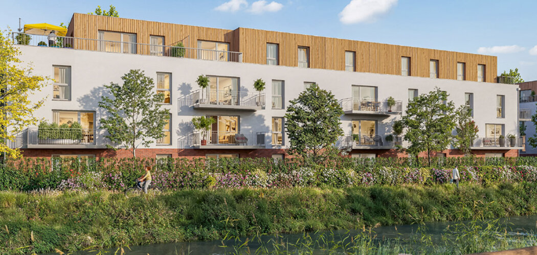 Programme immobilier neuf REFLETS D'Ô - Saint-Amand-les-Eaux vivre au cœur d’un parc naturel et du canal (59230) - Référence : 16982