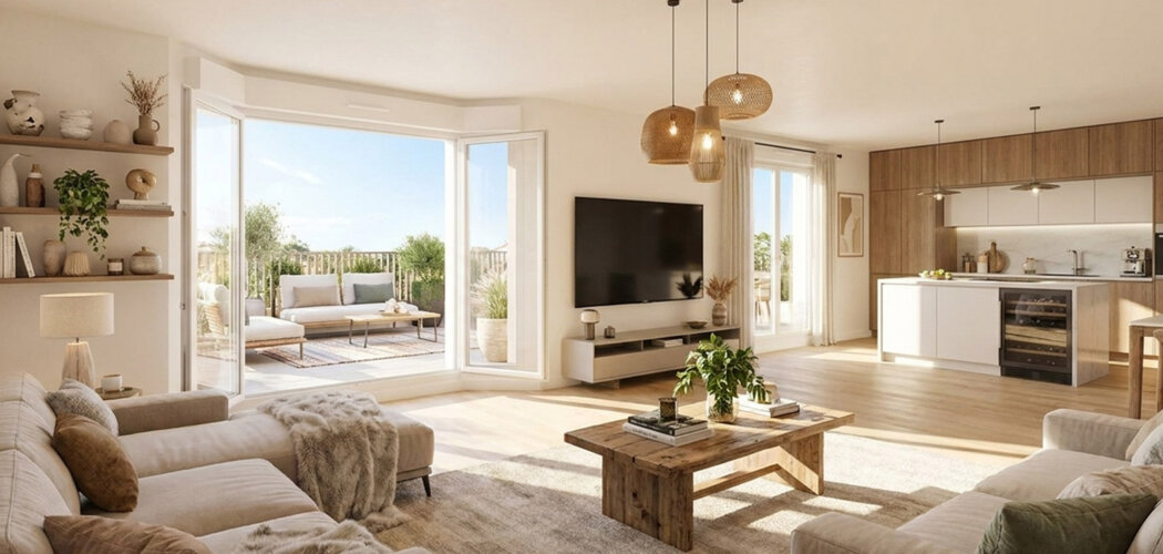 Programme immobilier neuf Opale - Saint-André-de-Corcy cadre nature à 4 min de la gare (01390) - Référence : 17450