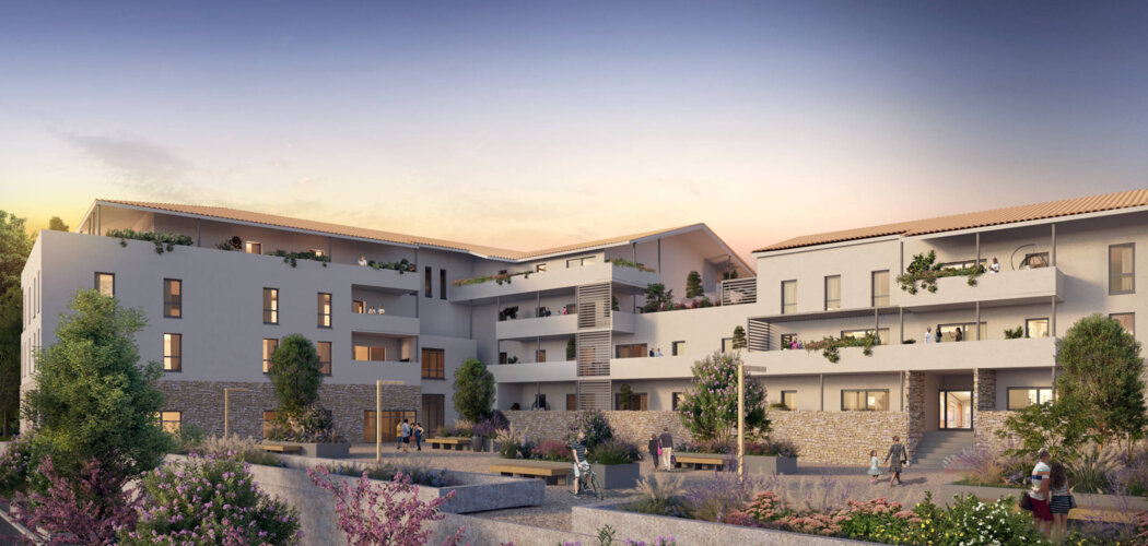 Programme immobilier neuf SAN ANDREA - Saint-André-de-Sangonis : Appartements studio–T4 avec terrasses, verger partagé et proximité vallée de l’Hérault (34725) - Référence : 14713
