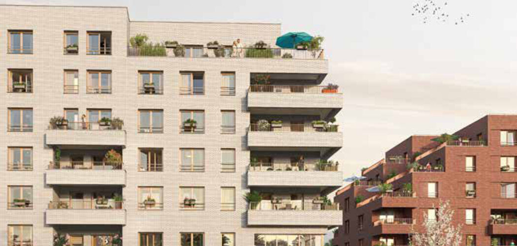 Programme immobilier neuf FLOW - Saint-André-lez-Lille centre proche des bords de Deûle (59350) - Référence : 12422