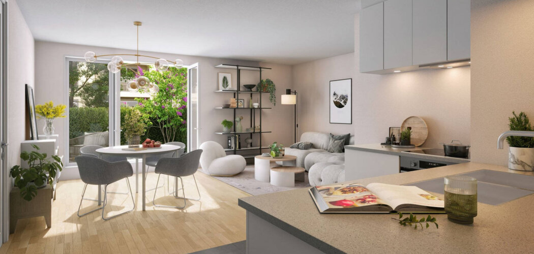 Programme immobilier neuf LA PLAGE AUX CHAMPS - Saint-Arnoult-en-Yvelines : appartements neufs au cœur de la forêt de Rambouillet, façades en briques (78730) - Référence : 15665