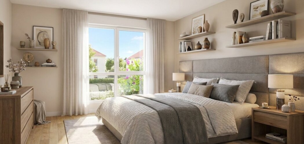Programme immobilier neuf LA PLAGE AUX CHAMPS - Saint-Arnoult-en-Yvelines : appartements neufs au cœur de la forêt de Rambouillet, façades en briques (78730) - Référence : 17873