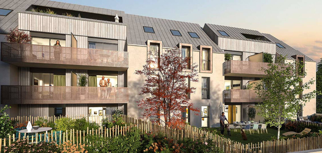 Programme immobilier neuf Opale - Saint-Aubin-d’Aubigné centre à quelques minutes de la gare (35250) - Référence : 15311