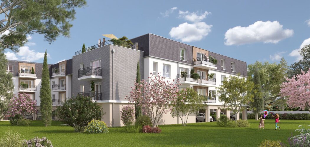 Programme immobilier neuf Cœur Boisé - Saint-Aubin-lès-Elbeuf proche gare à pied (76410) - Référence : 10243