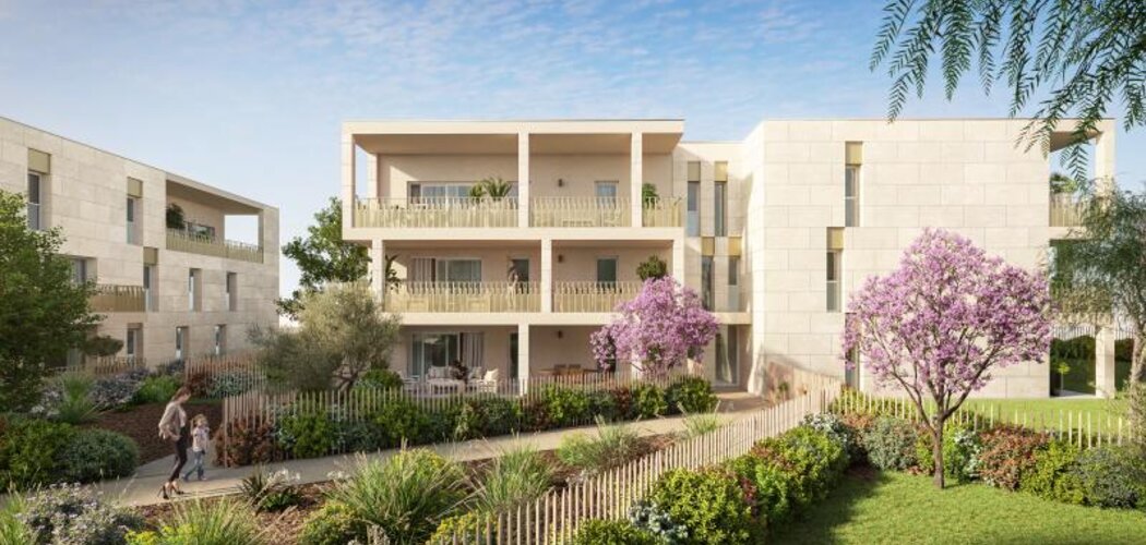 Programme immobilier neuf Confidences - Saint-Aunès : logements neufs T2–T4 dans le quartier des Châtaigniers proche de Montpellier (34130) - Référence : 15078