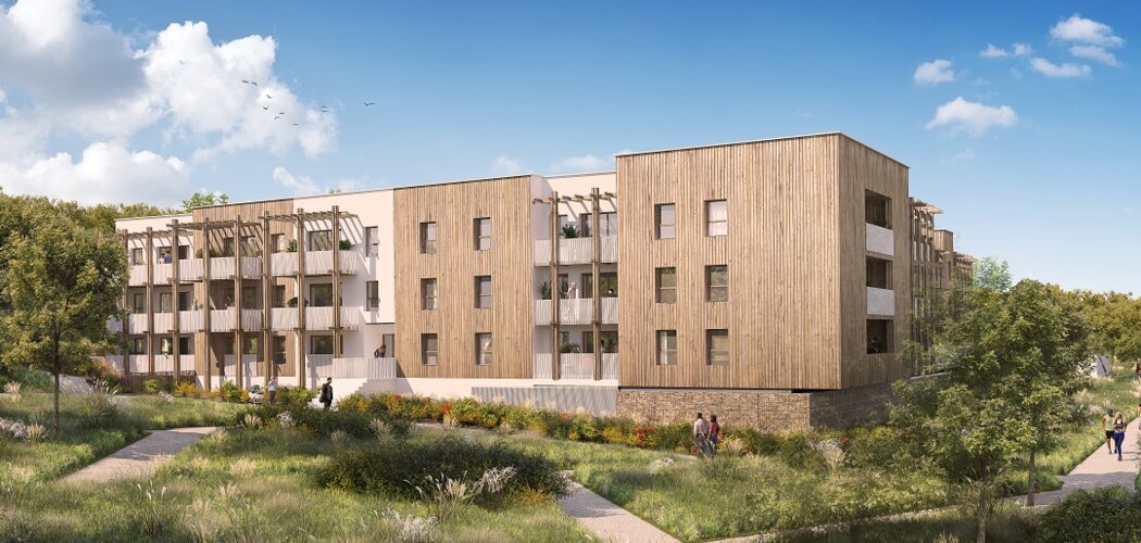 Programme immobilier neuf EMPREINTE - Saint-Avé : 46 appartements neufs T2–T5 dans l’éco-quartier Beau Soleil à 10 min de Vannes (56890) - Référence : 15709
