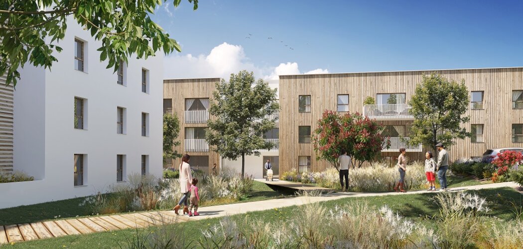 Programme immobilier neuf EMPREINTE - Saint-Avé : 46 appartements neufs T2–T5 dans l’éco-quartier Beau Soleil à 10 min de Vannes (56890) - Référence : 15709