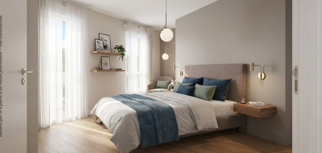 Programme immobilier neuf EMPREINTE - Saint-Avé : 46 appartements neufs T2–T5 dans l’éco-quartier Beau Soleil à 10 min de Vannes (56890) - Référence : 15709