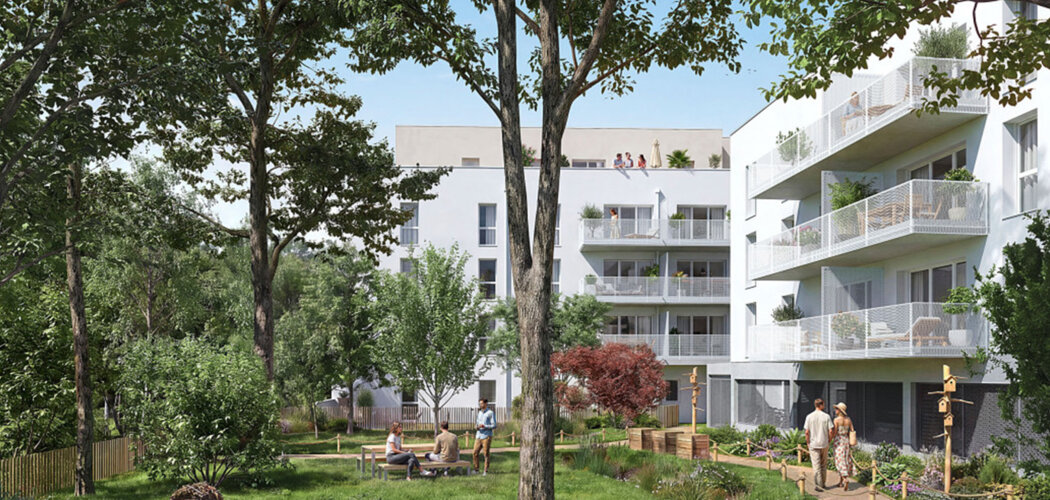 Programme immobilier neuf VERTUOSE - Saint-Barthélemy-d'Anjou résidence végétalisée proche Angers et A87 (49124) - Référence : 17701