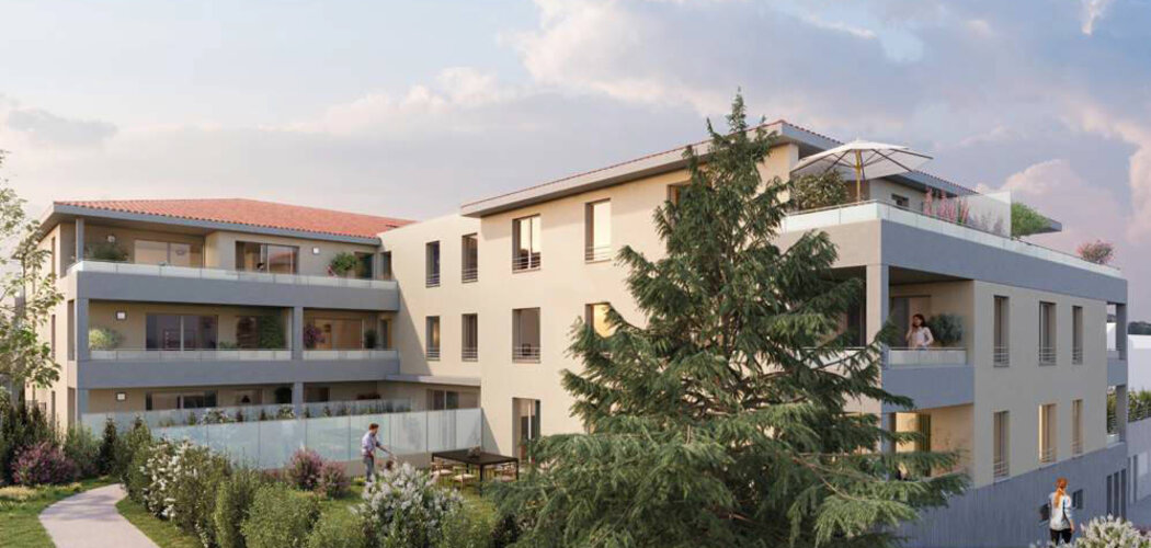 Programme immobilier neuf Jardins Secrets - Saint-Bernard proche des bords de Saône (01600) - Référence : 8938