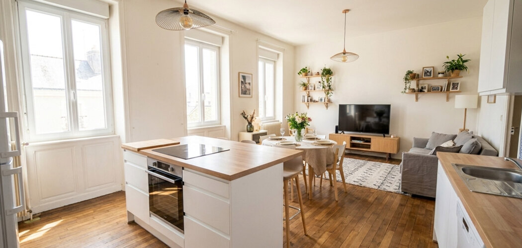 Programme immobilier neuf RUE JOUALLAN - Saint-Brieuc appartement réhabilité avec cachet en cœur de ville (22000) - Référence : 17409