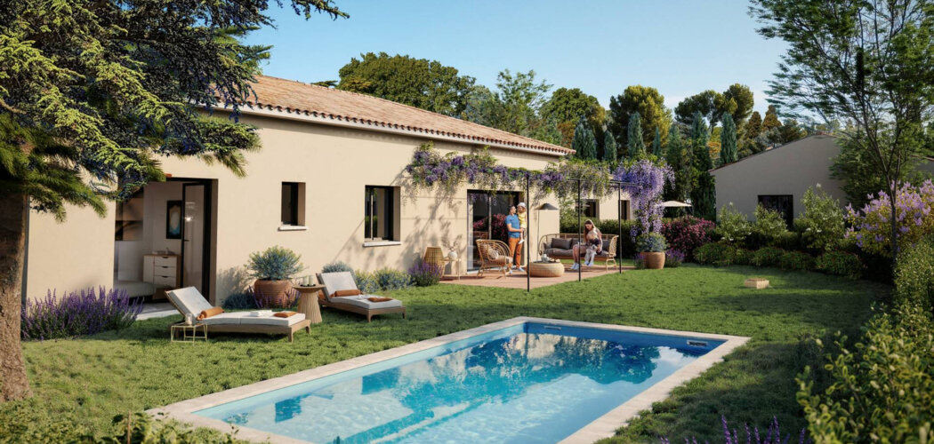 Programme immobilier neuf La Pinède - Saint-Cannat : Villas neuves intimistes aux portes d’Aix-en-Provence (13760) - Référence : 8912