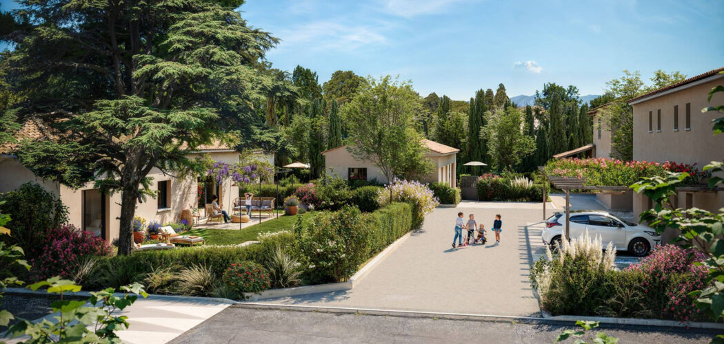 Programme immobilier neuf La Pinède - Saint-Cannat : Villas neuves intimistes aux portes d’Aix-en-Provence (13760) - Référence : 8912