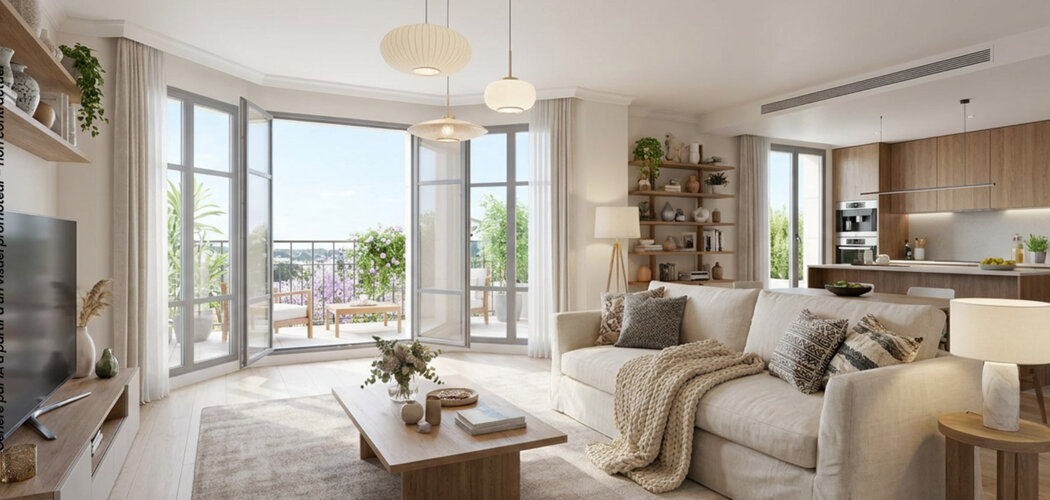 Programme immobilier neuf Résidence Longchamp - Saint Cloud appartements lumineux près des quais de Seine (92210) - Référence : 17474