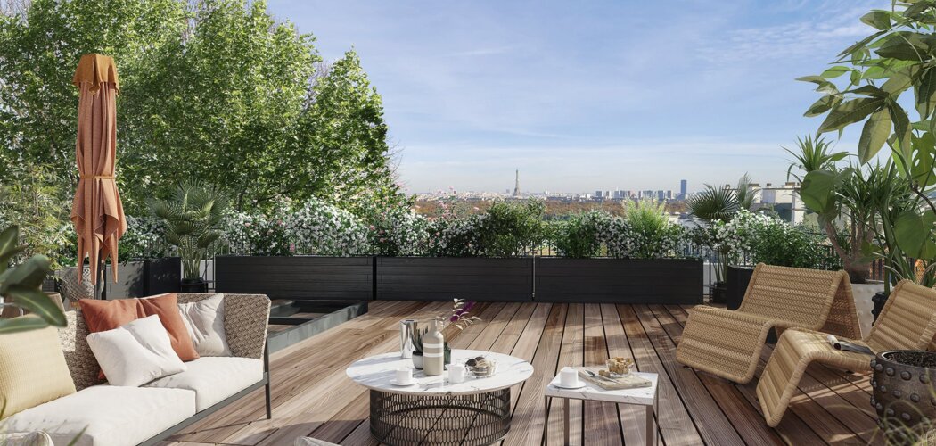 Programme immobilier neuf L'Aparté - Saint-Cloud : appartements neufs du studio au 6 pièces à 10 min de la ligne L (92210) - Référence : 8299