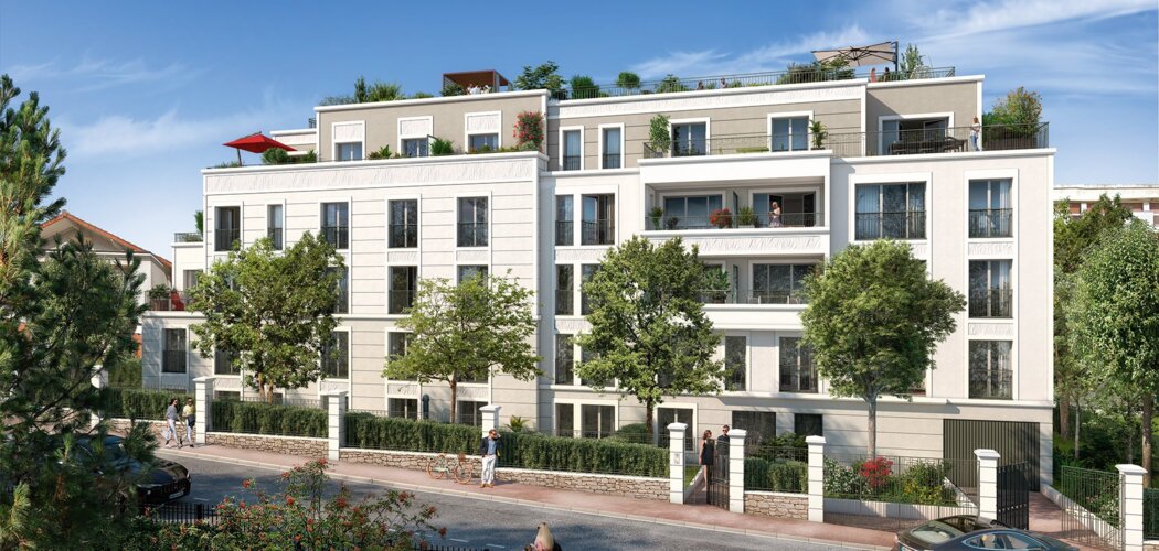 Programme immobilier neuf L'Aparté - Saint-Cloud : appartements neufs du studio au 6 pièces à 10 min de la ligne L (92210) - Référence : 8299