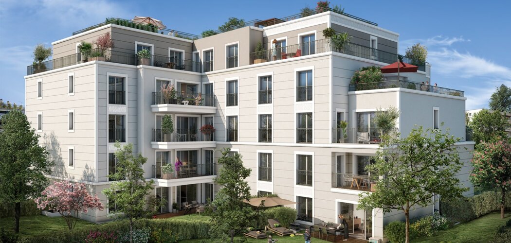 Programme immobilier neuf L'Aparté - Saint-Cloud : appartements neufs du studio au 6 pièces à 10 min de la ligne L (92210) - Référence : 8299