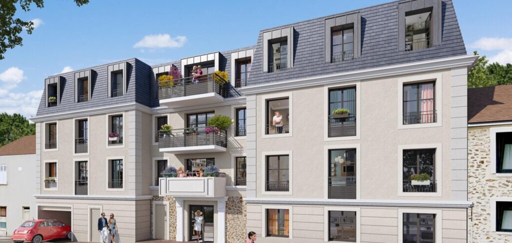 Programme immobilier neuf Villas Péri - Coeur de Ville - Saint-Cyr-L’École, résidence neuve et mobilité douce à 20 min de Versailles (78210) - Référence : 15949