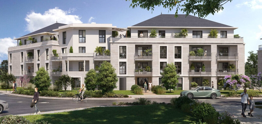 Programme immobilier neuf LE DOMAINE DES LYS - Saint-Cyr-sur-Loire adresse résidentielle à deux pas de Tours (37540) - Référence : 15326