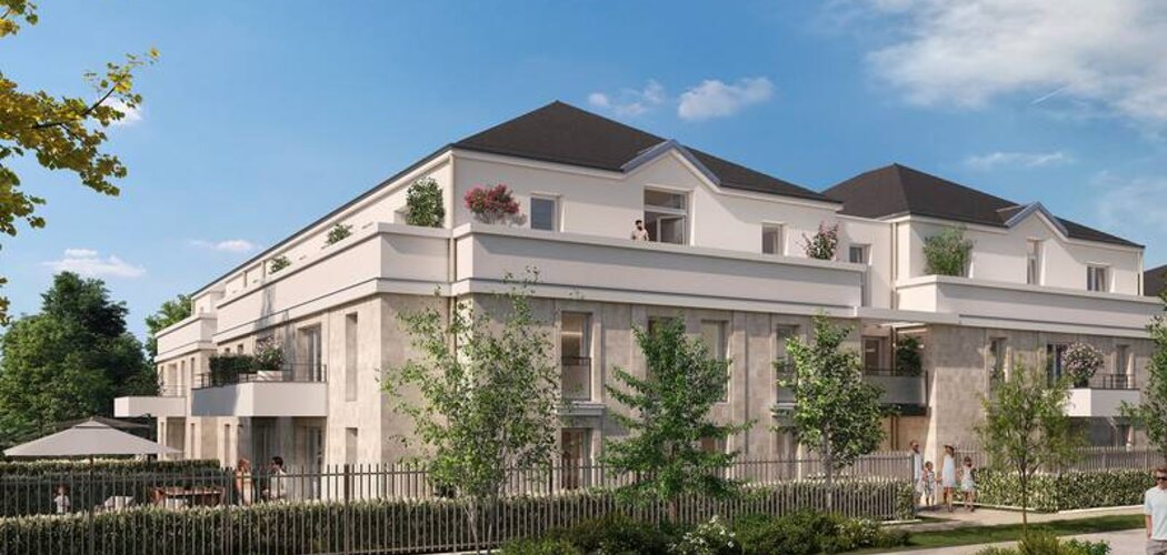 Programme immobilier neuf La Saint-Cyrienne - Saint-Cyr-sur-Loire : appartements neufs du 2 au 4 pièces à 10 min du Vieux Tours (37540) - Référence : 15323