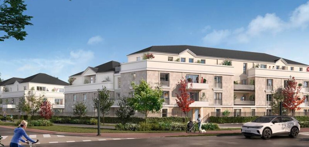 Programme immobilier neuf La Saint-Cyrienne - Saint-Cyr-sur-Loire : appartements neufs du 2 au 4 pièces à 10 min du Vieux Tours (37540) - Référence : 15323