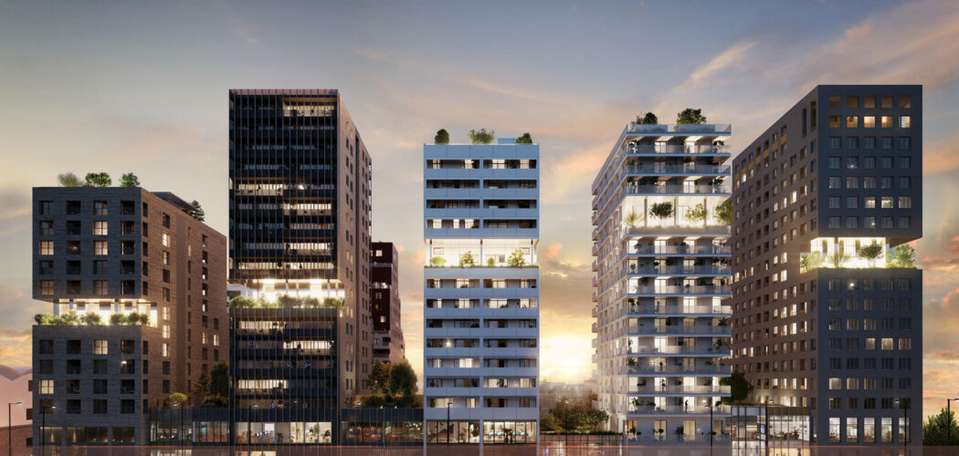 Programme immobilier neuf Les Lumières Pleyel "Astra" - Saint-Denis à proximité des métros 13, 14 et du RER D (93200) - Référence : 15247